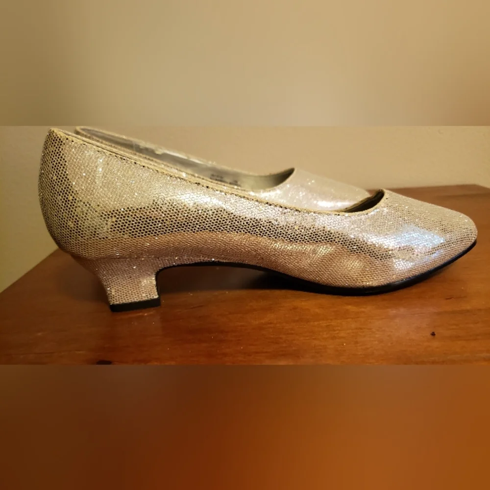 Valley Lane Glittering Silver Heels